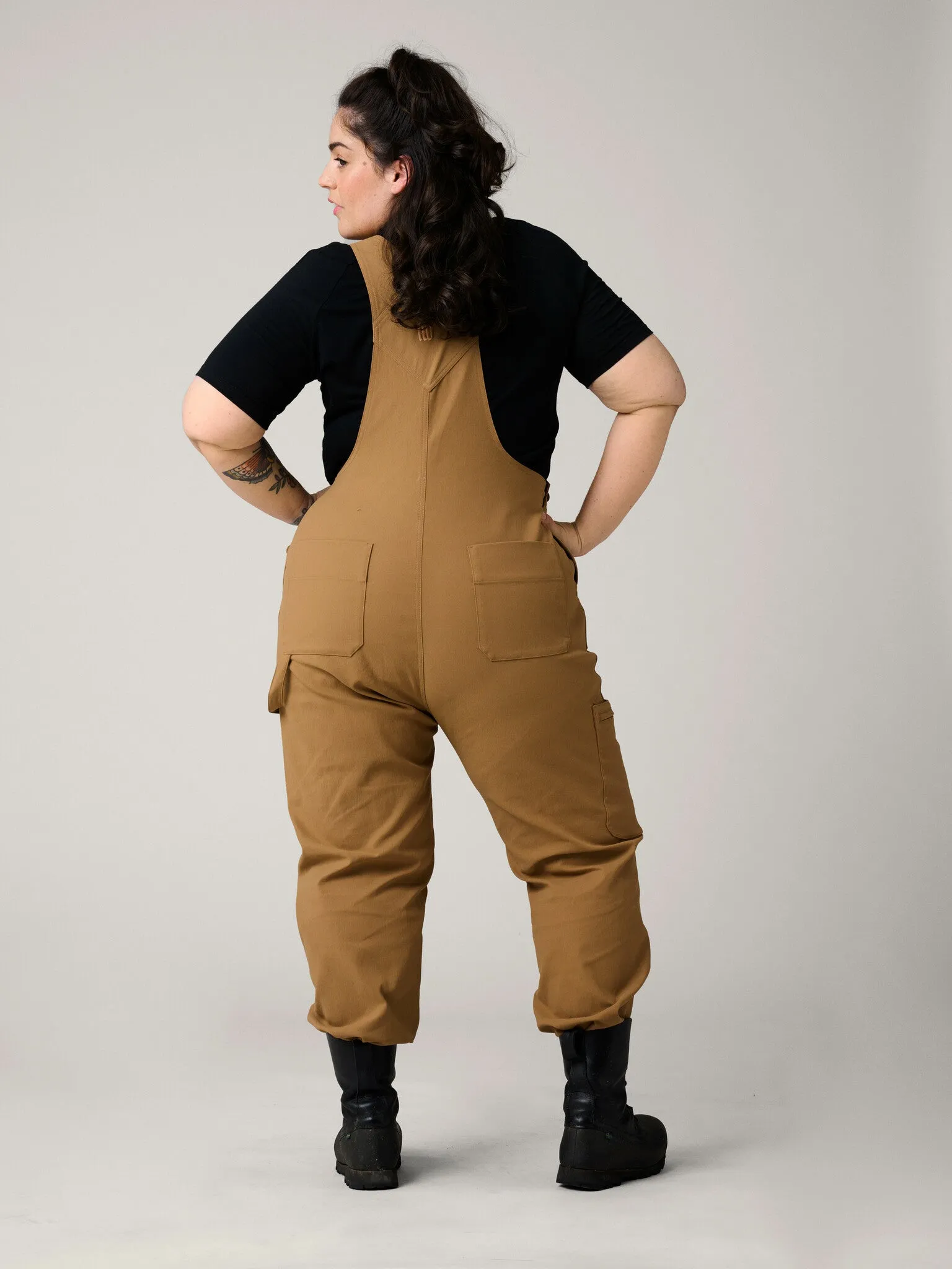 Agnes Dungarees Camel