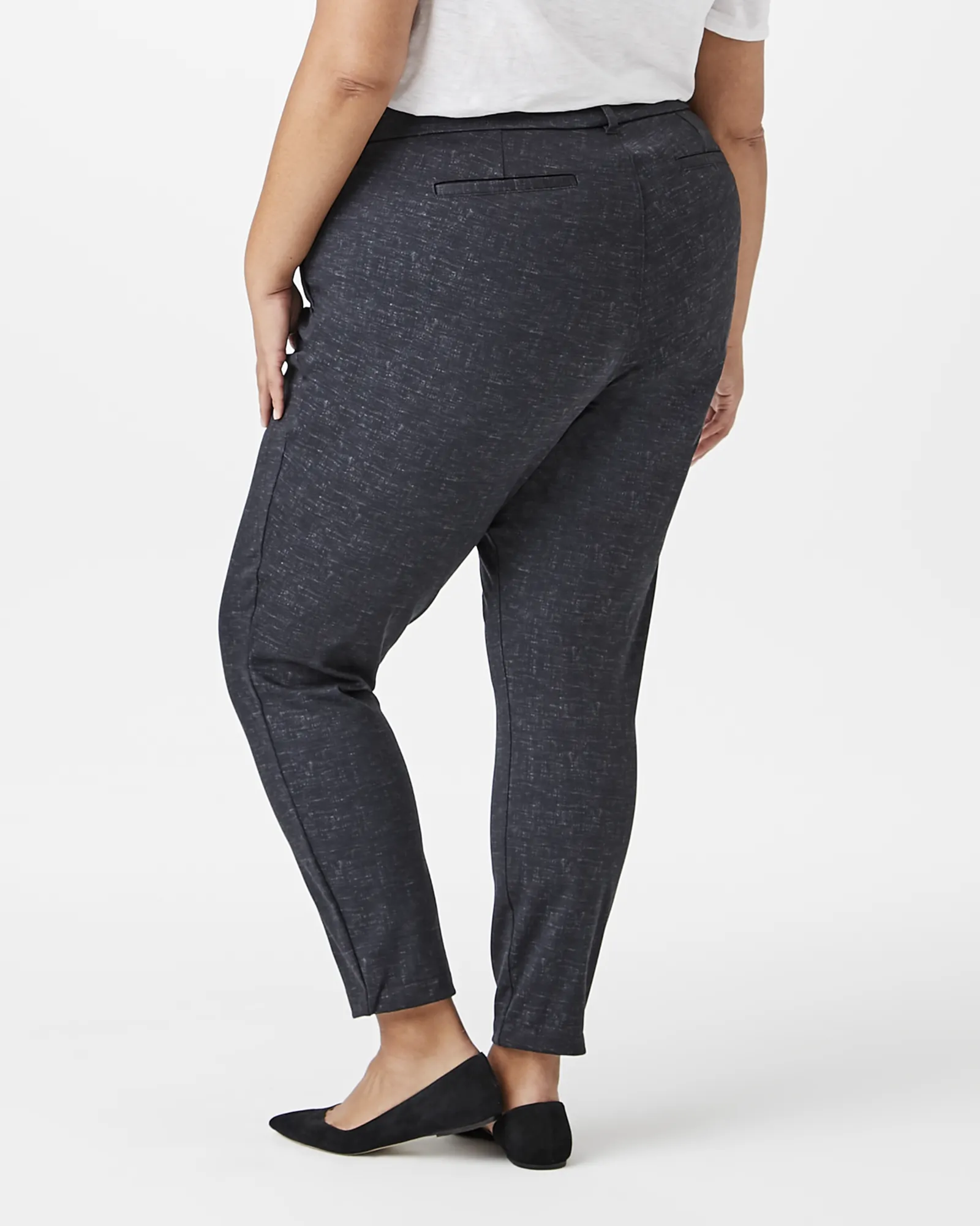 Allison Skinny Ponte Pant | Charcoal Grey