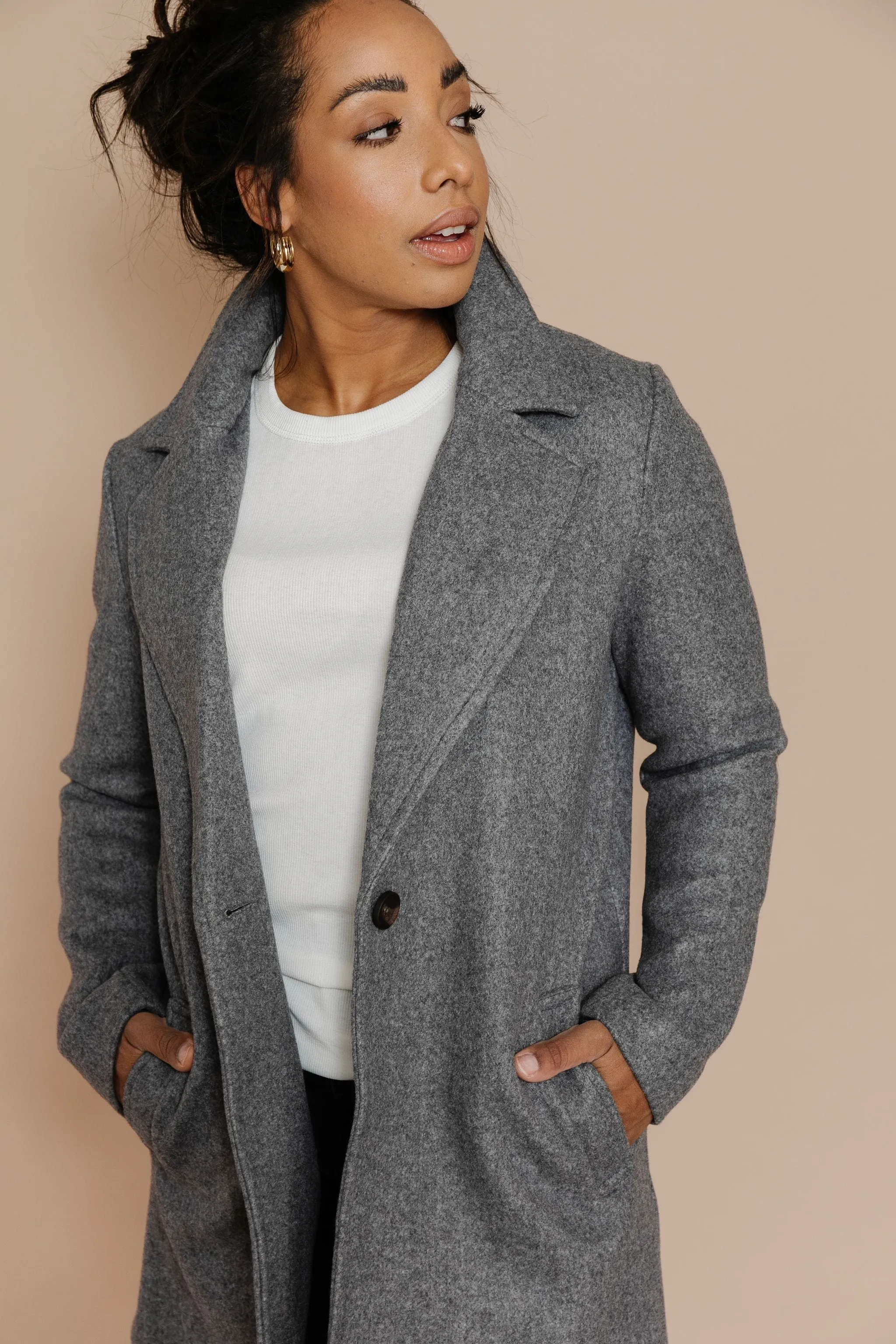 Audrey Coat in Grey