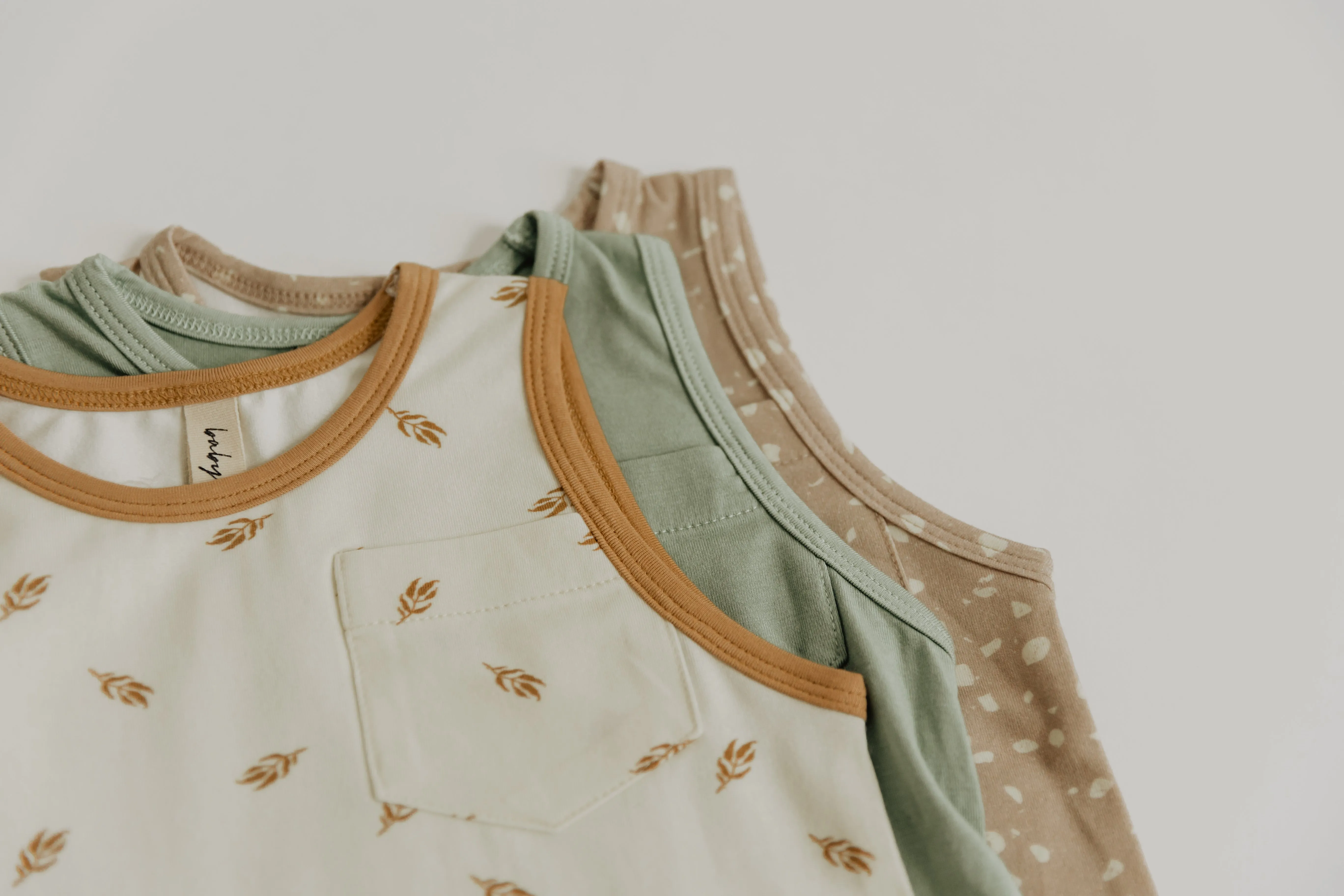 Babysprouts Pocket Tank - Leaves