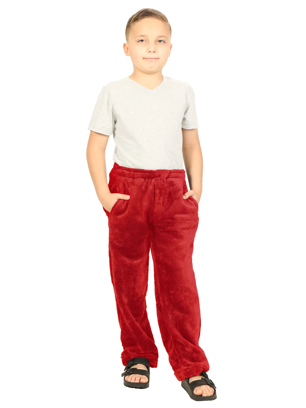 Boy's Plush Pajama Pants