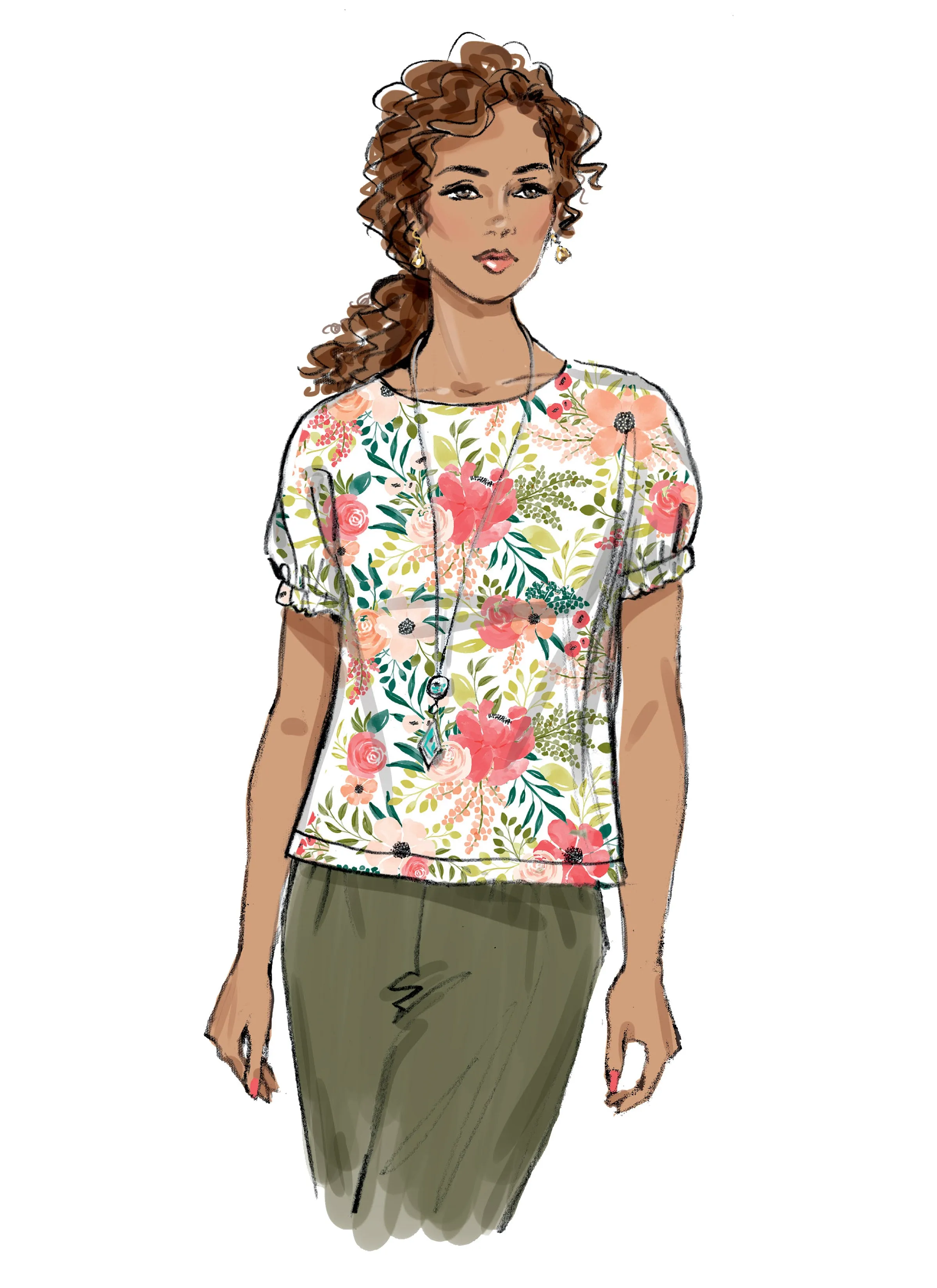 Butterick Pattern B6875 Misses' Tops