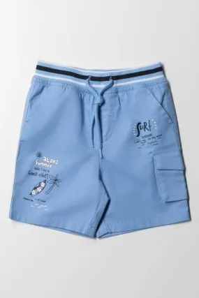 Cargo Shorts Light Blue