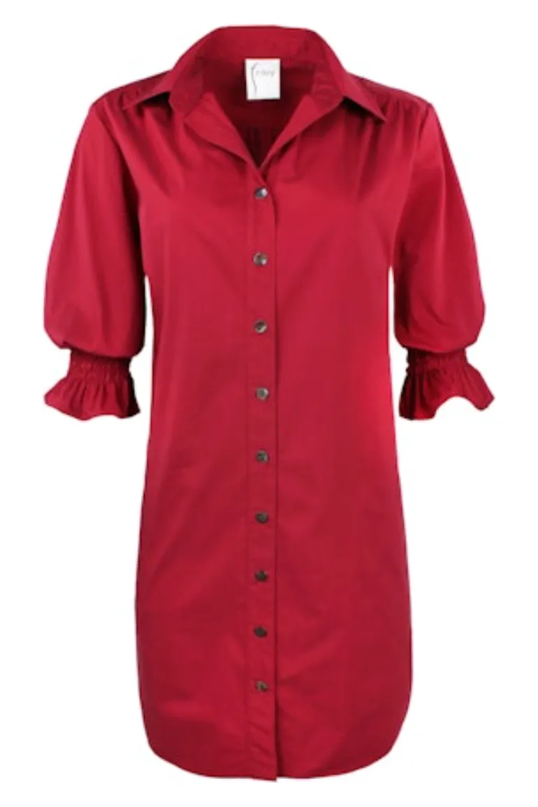 Finley Shirts Miller Weathercloth Dress 3312074W | Red