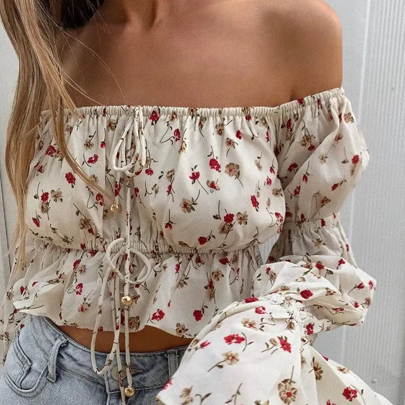 Floral sleeve shirts