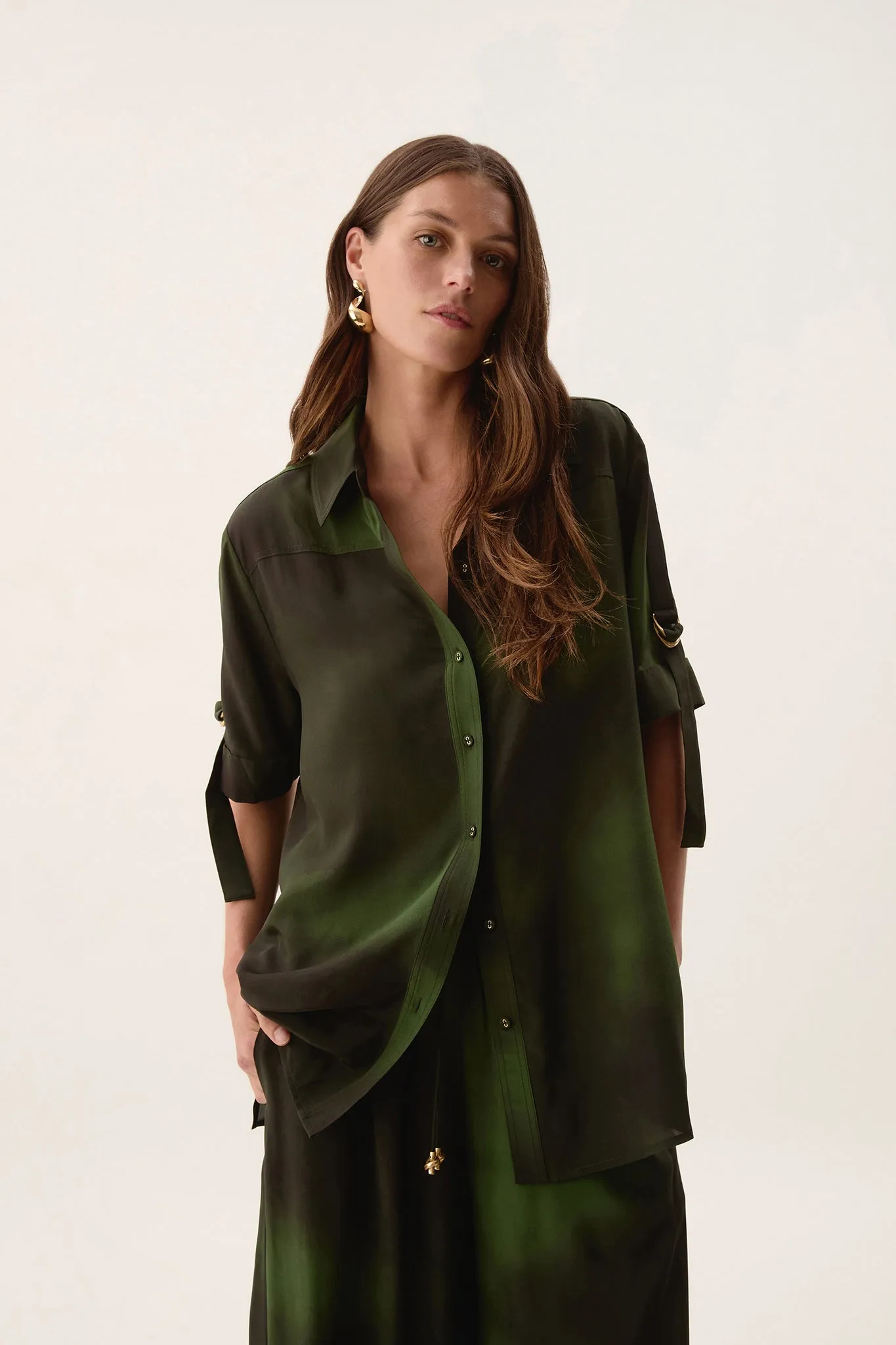 Glaze Silk Shirt