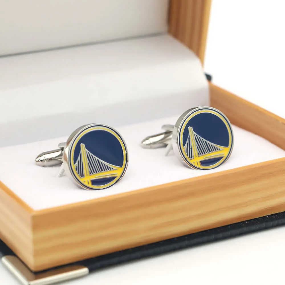 Golden State Warriors Team Men's Swank Cufflinks