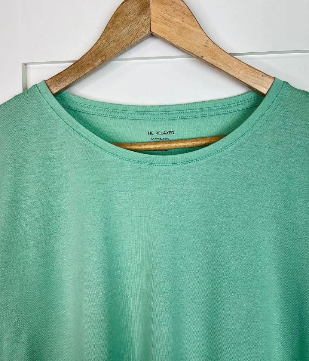 Green Relaxed Short Sleeve Tee