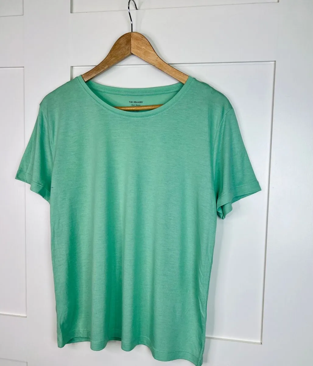 Green Relaxed Short Sleeve Tee