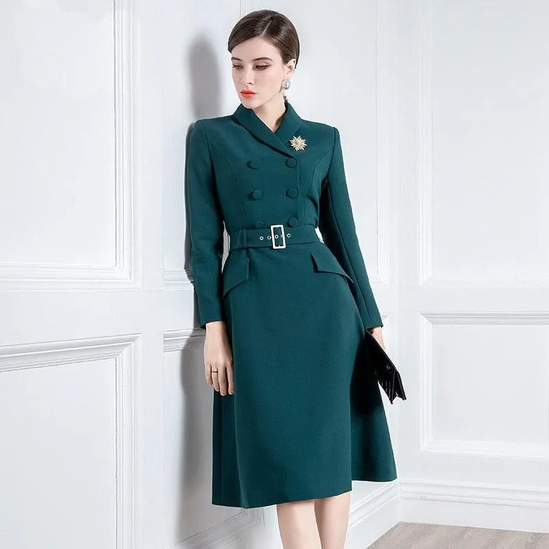 High End Ladies' Temperament Professional French Suit Dress