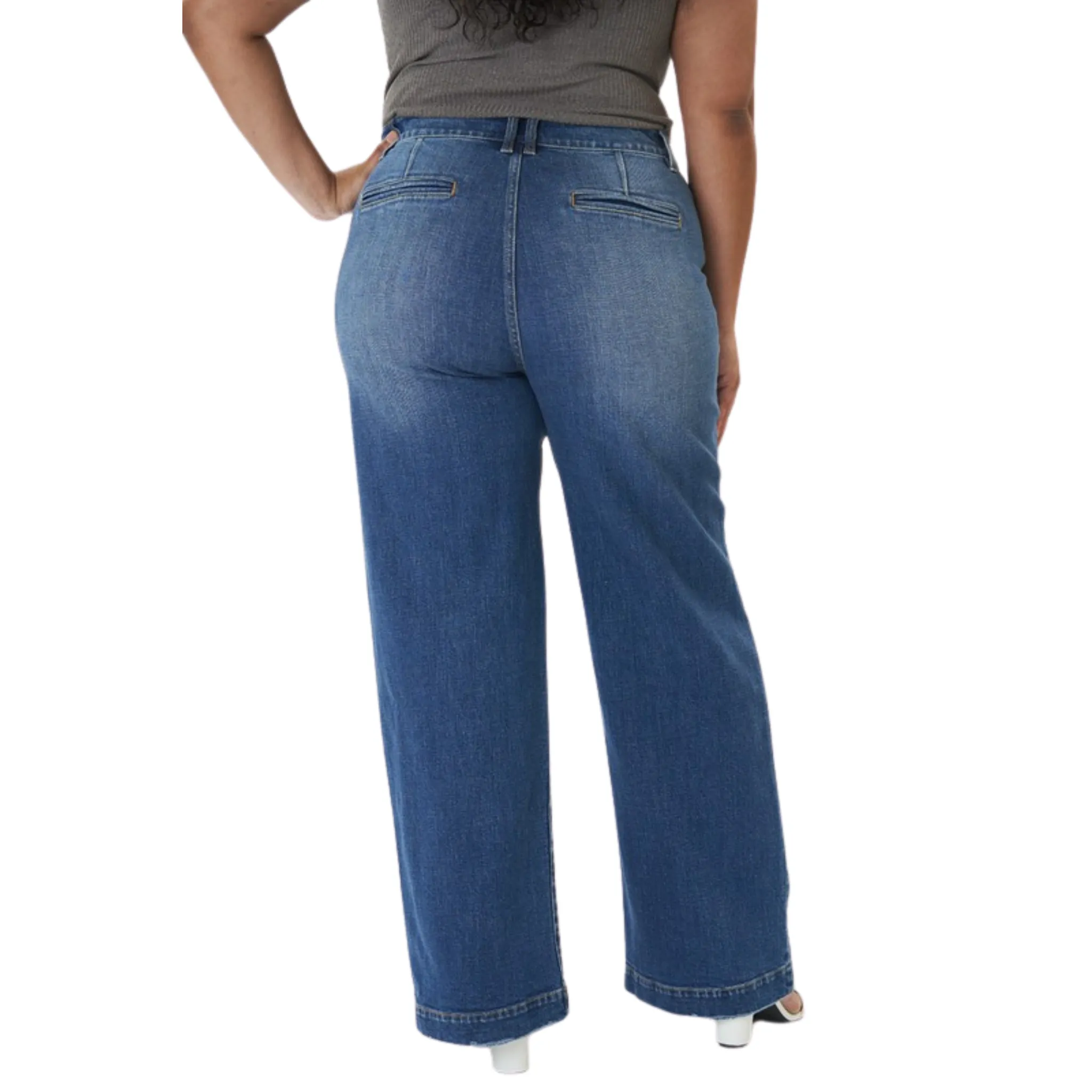 High Rise Wide Leg Jeans