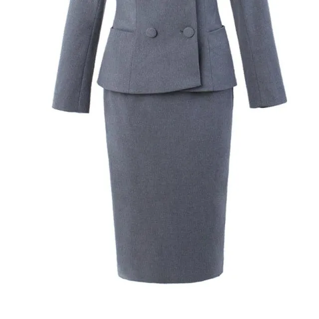 High End Professional Female Boss Formal Dress Suit