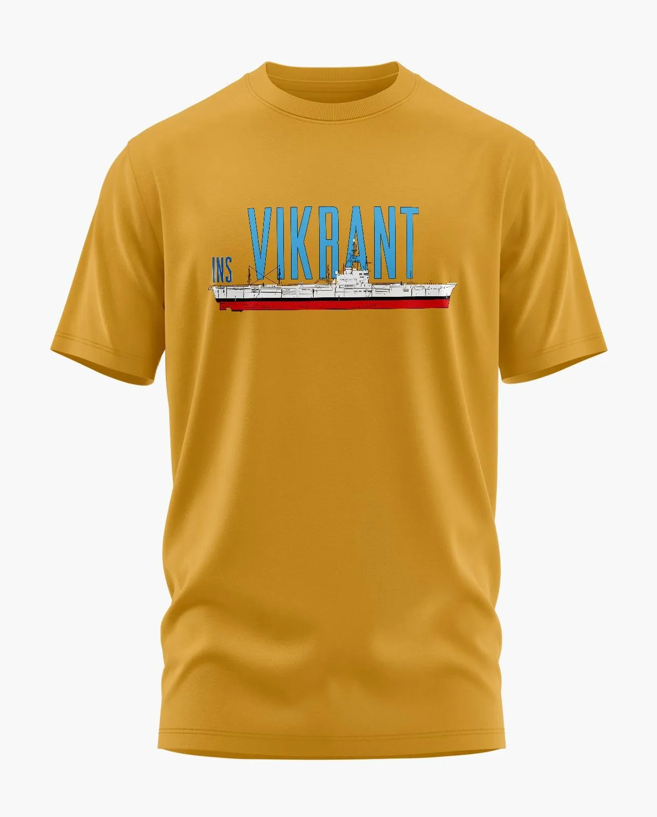 INS Vikrant Signature LuxeSoft Cotton T-Shirt