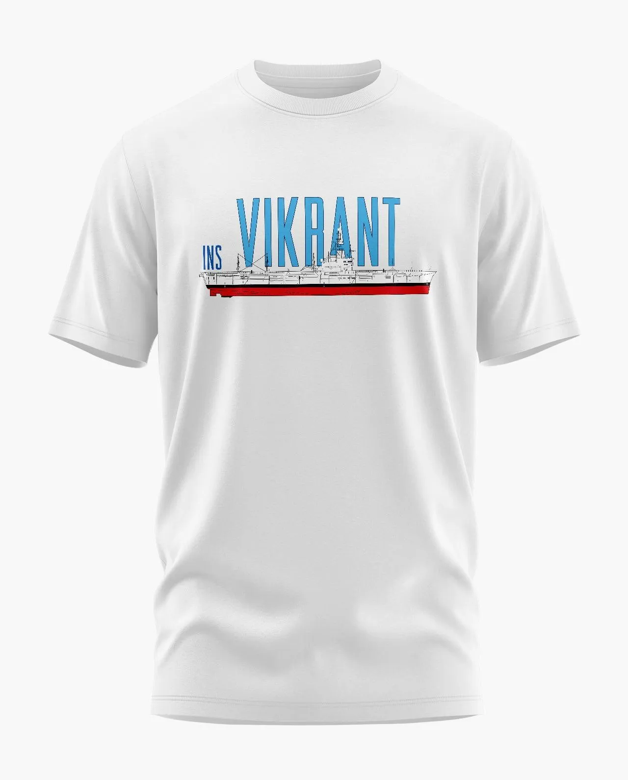 INS Vikrant Signature LuxeSoft Cotton T-Shirt