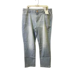 Jeans Straight By Sonoma In Blue, Size:18