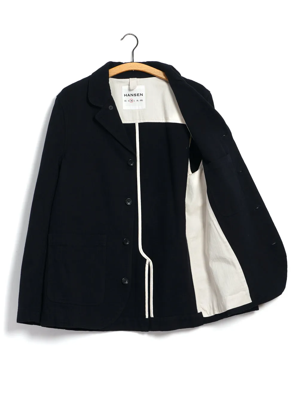 JOSEF | Refined Workwear Jacket | Black Slub