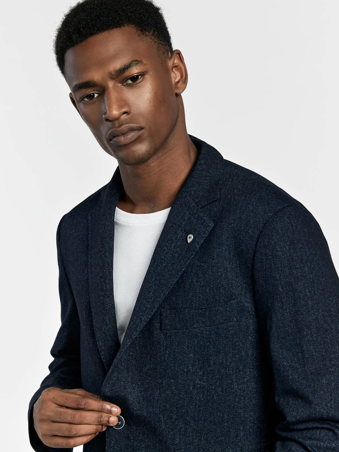 K-comfort twill jersey blazer