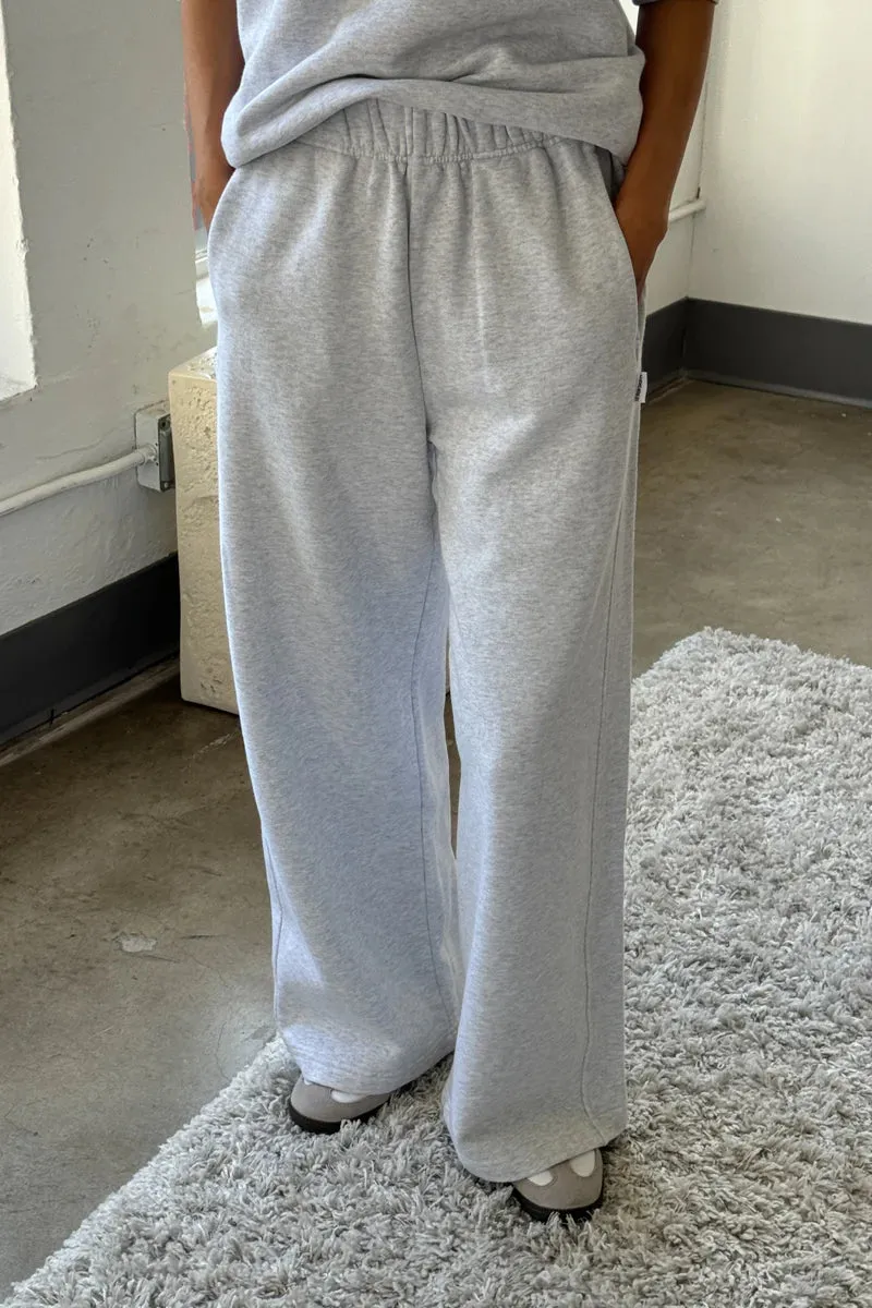 Le Bon Shoppe - French Terry Breezy Pants (Icy Grey)