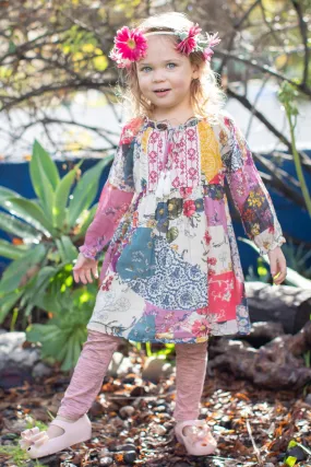 Mimi & Maggie Flora Girls Dress