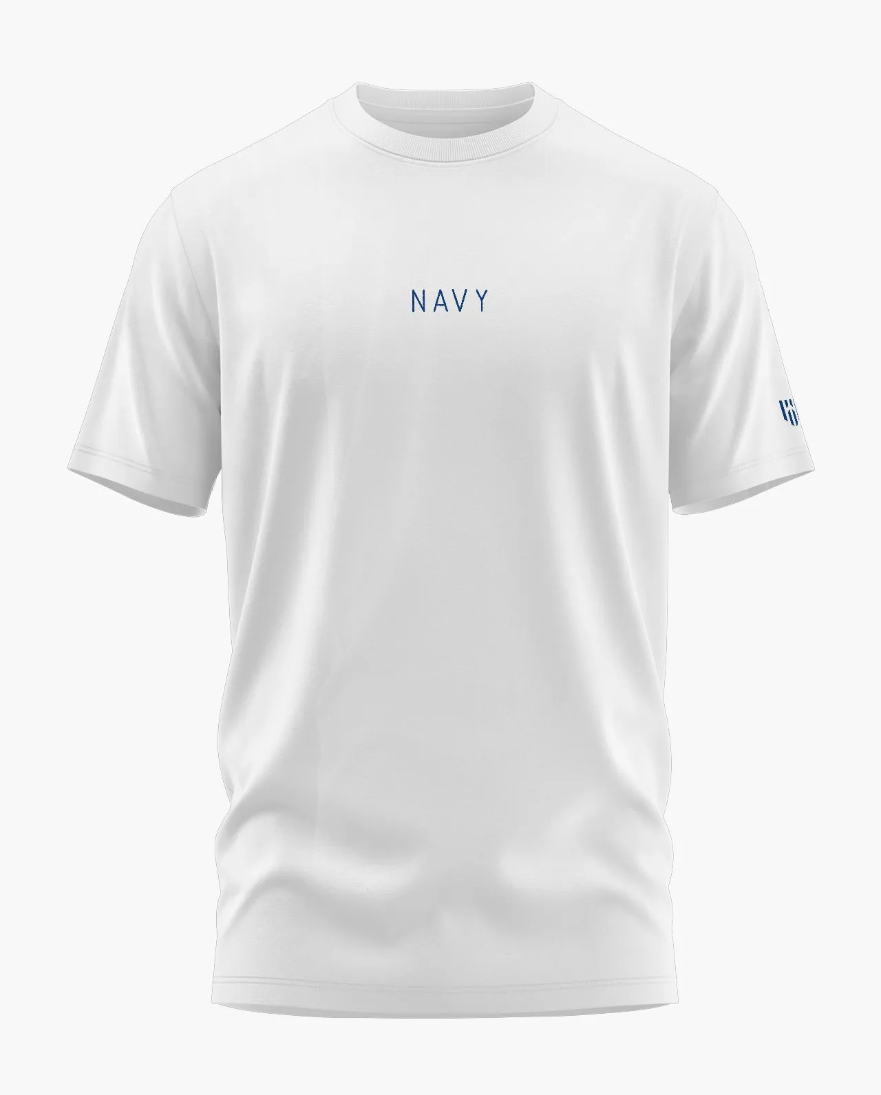 NAVY MINIMAL Signature LuxeSoft Cotton T-Shirt