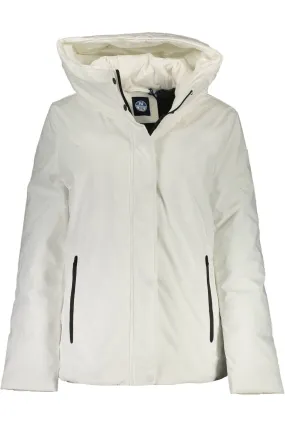 North Sails Chic White Hooded Jacket