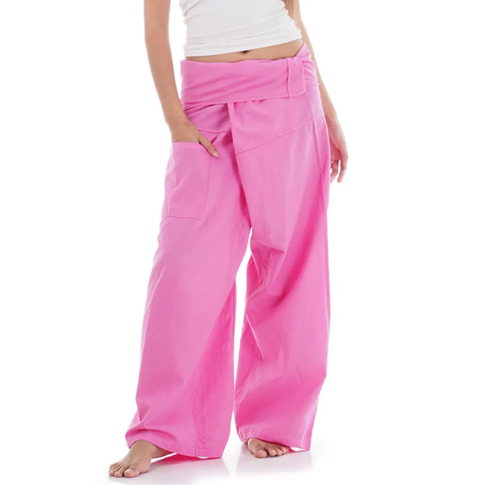 Pink Paradise Women's Thai Fisherman Pants