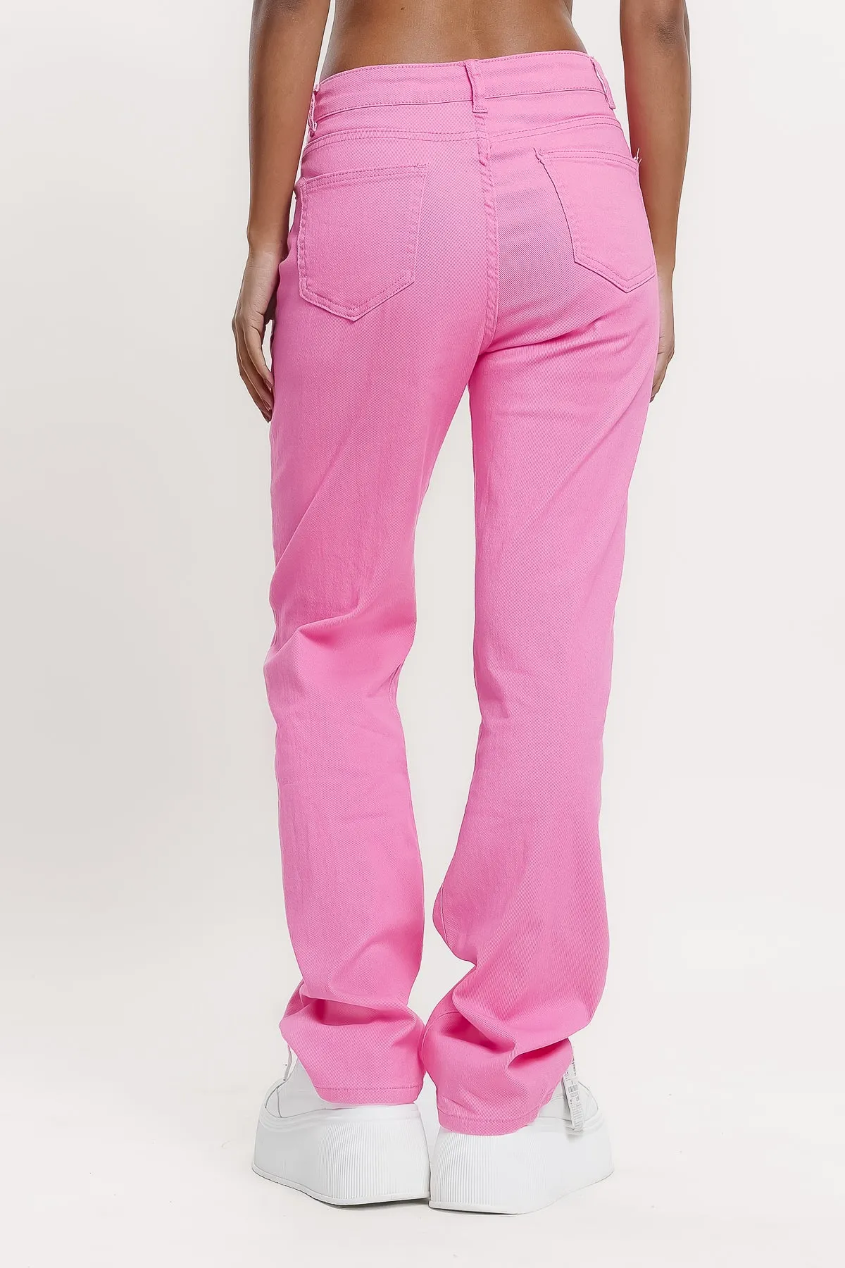 Pink Slim Fit Jeans