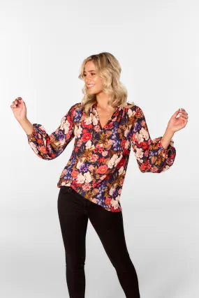 Positano Balloon Sleeve Top