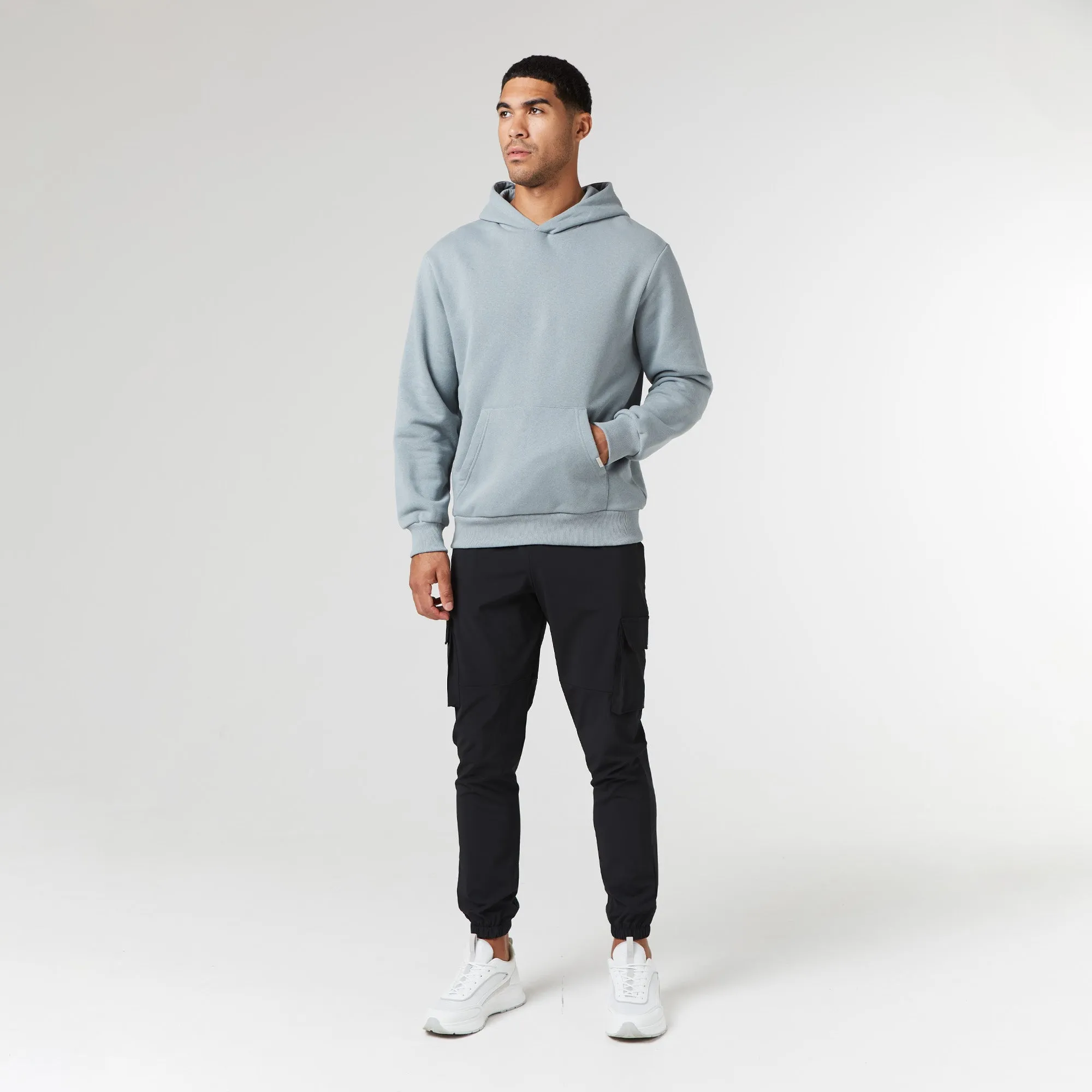 Relaxed Fit Hoodie | Storm Blue