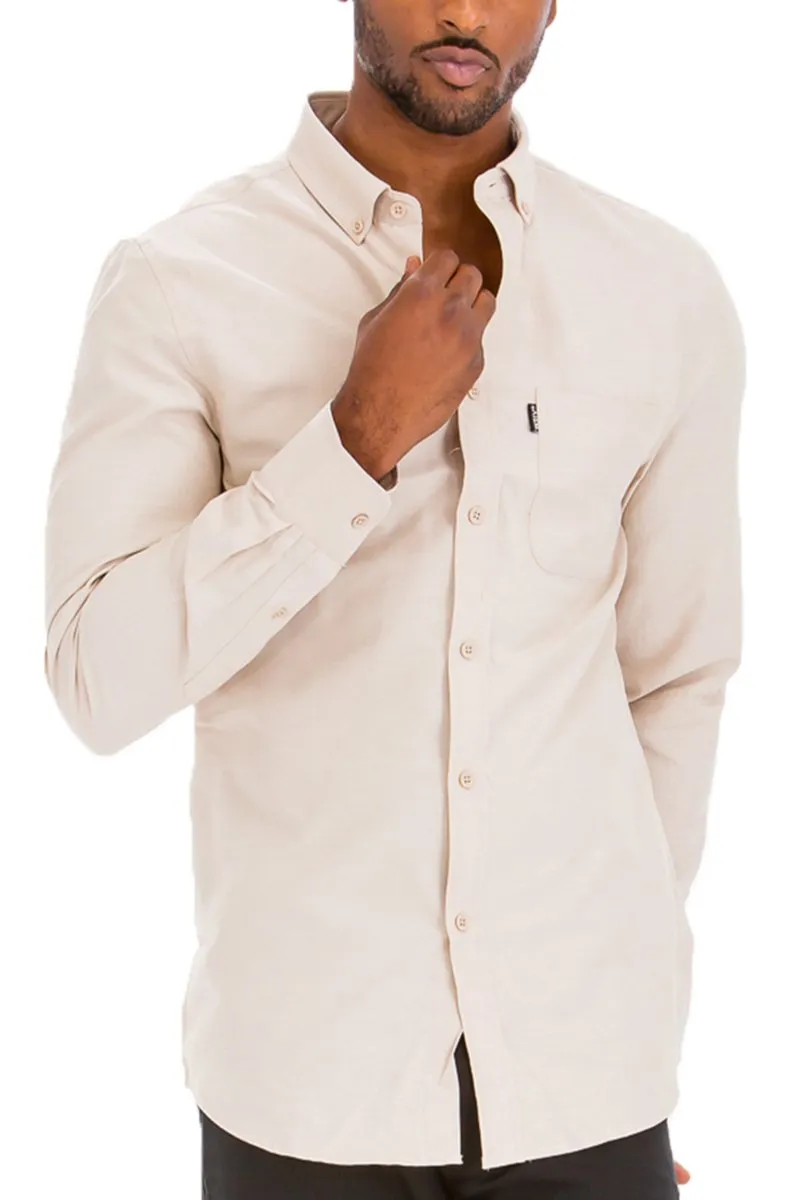 RS: SIGNATURE LONG SLEEVE BUTTON DOWN SHIRT