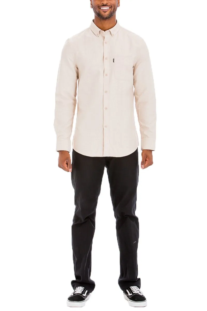 RS: SIGNATURE LONG SLEEVE BUTTON DOWN SHIRT