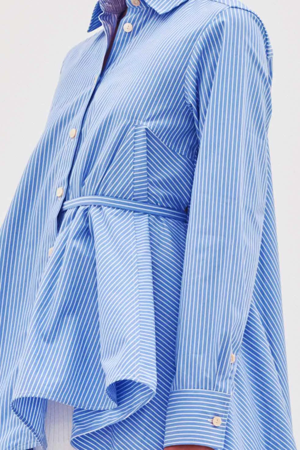 Super Shirt - Blue Pencil Stripe