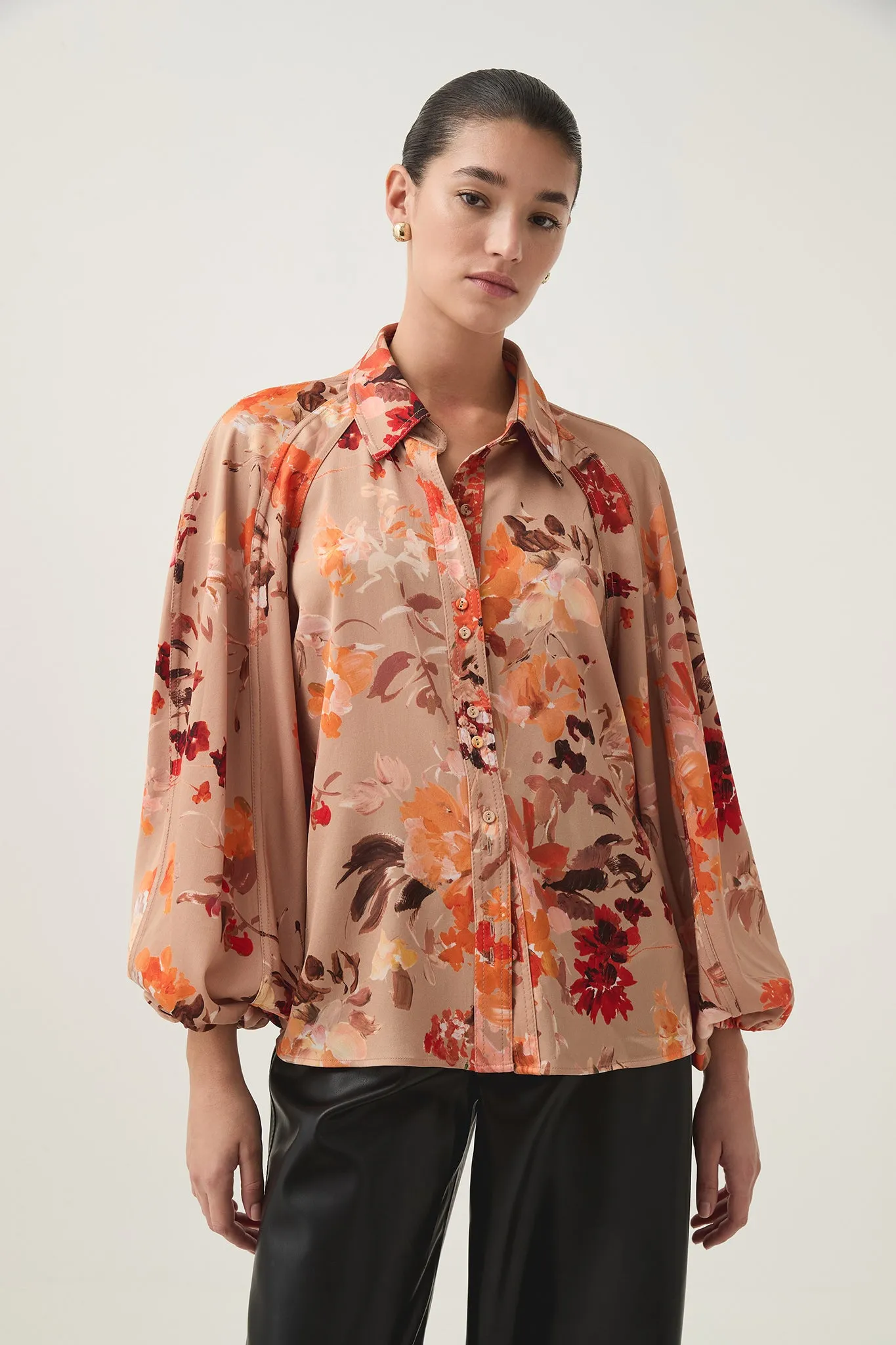 Transept Crepe Blouse