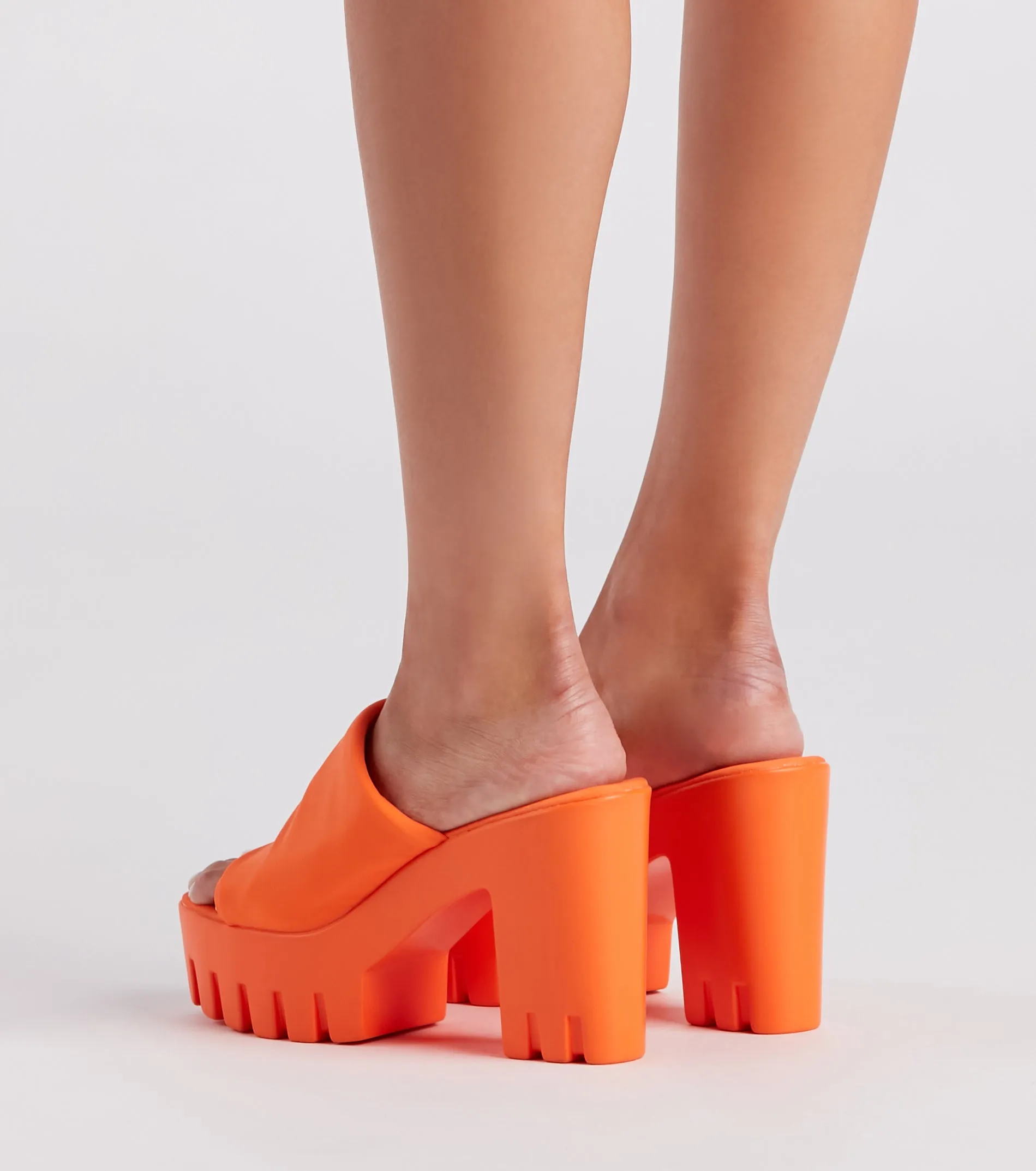 Trendy Girl Era Chunky Platform Mules