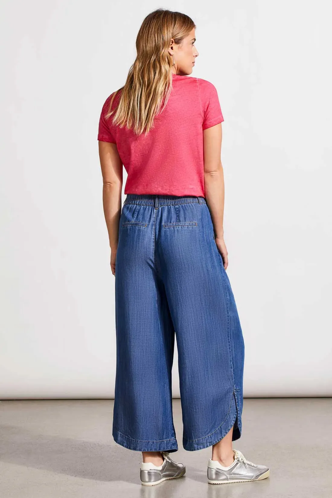 Tribal | Flowy Pleated Pant with Tulip Hem | Women's