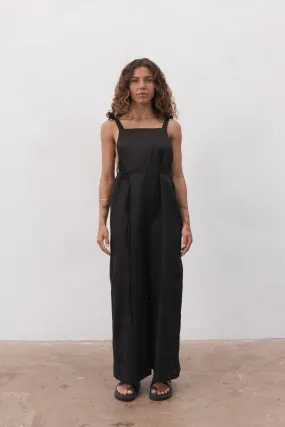 Turner Linen Jumpsuit Black