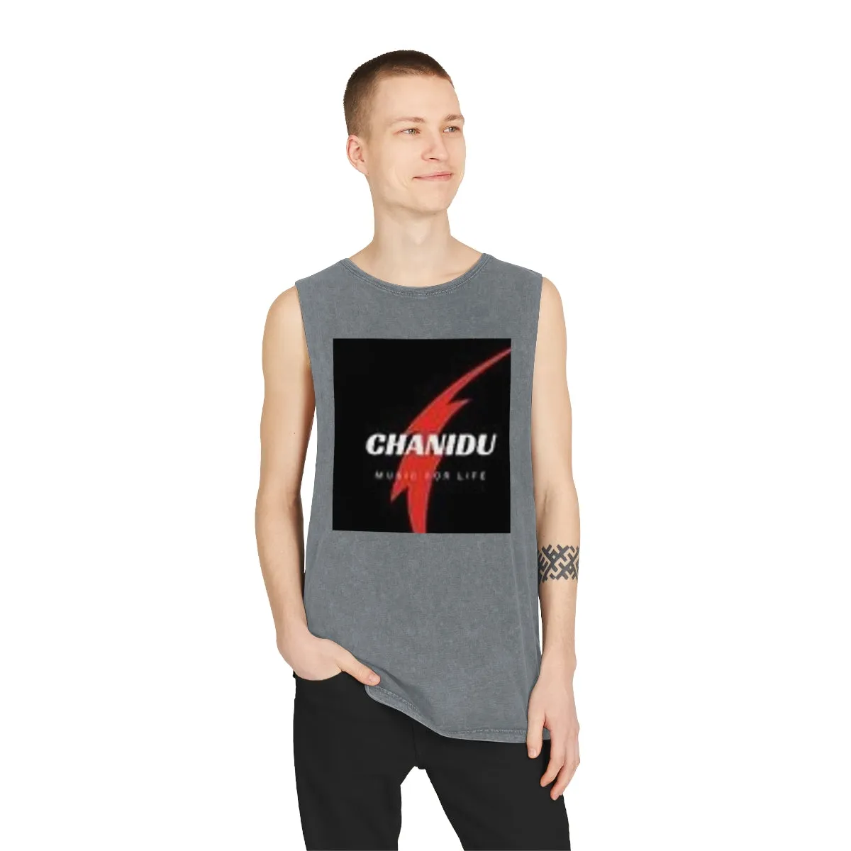 Unisex Stonewash Tank Top