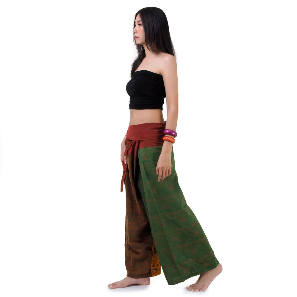 Women’s Spiritual Glow Patchwork Thai Fisherman Pants