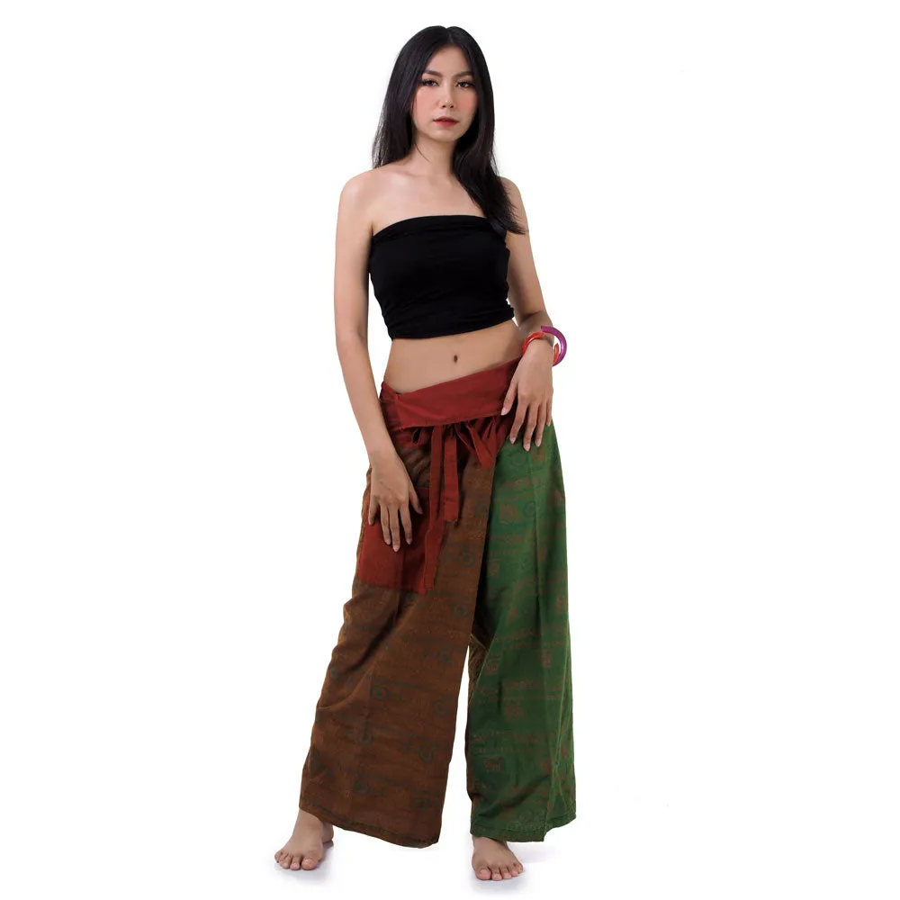 Women’s Spiritual Glow Patchwork Thai Fisherman Pants