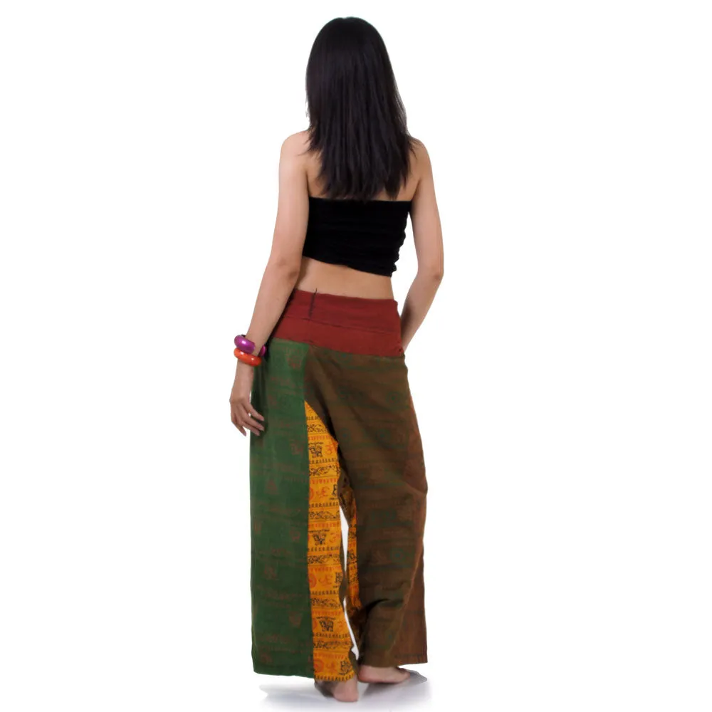 Women’s Spiritual Glow Patchwork Thai Fisherman Pants