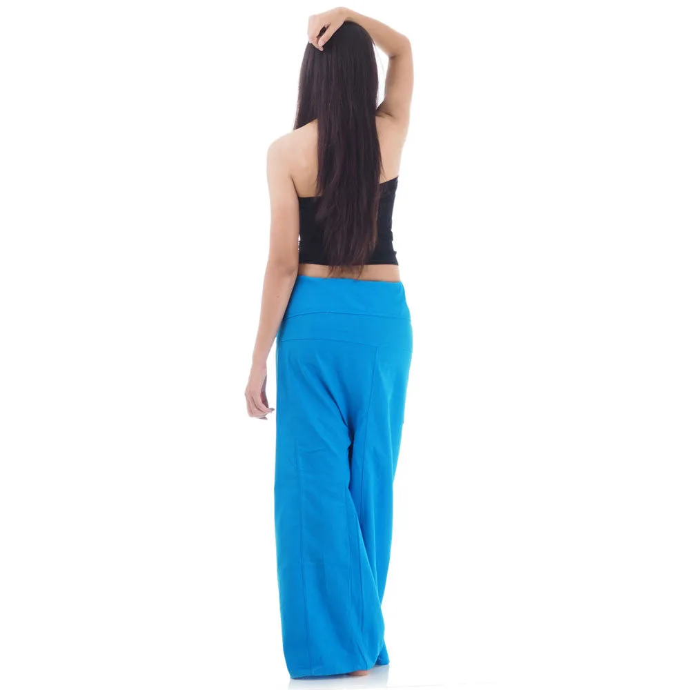 Women's Thai Fisherman Pants Moonlight Blue