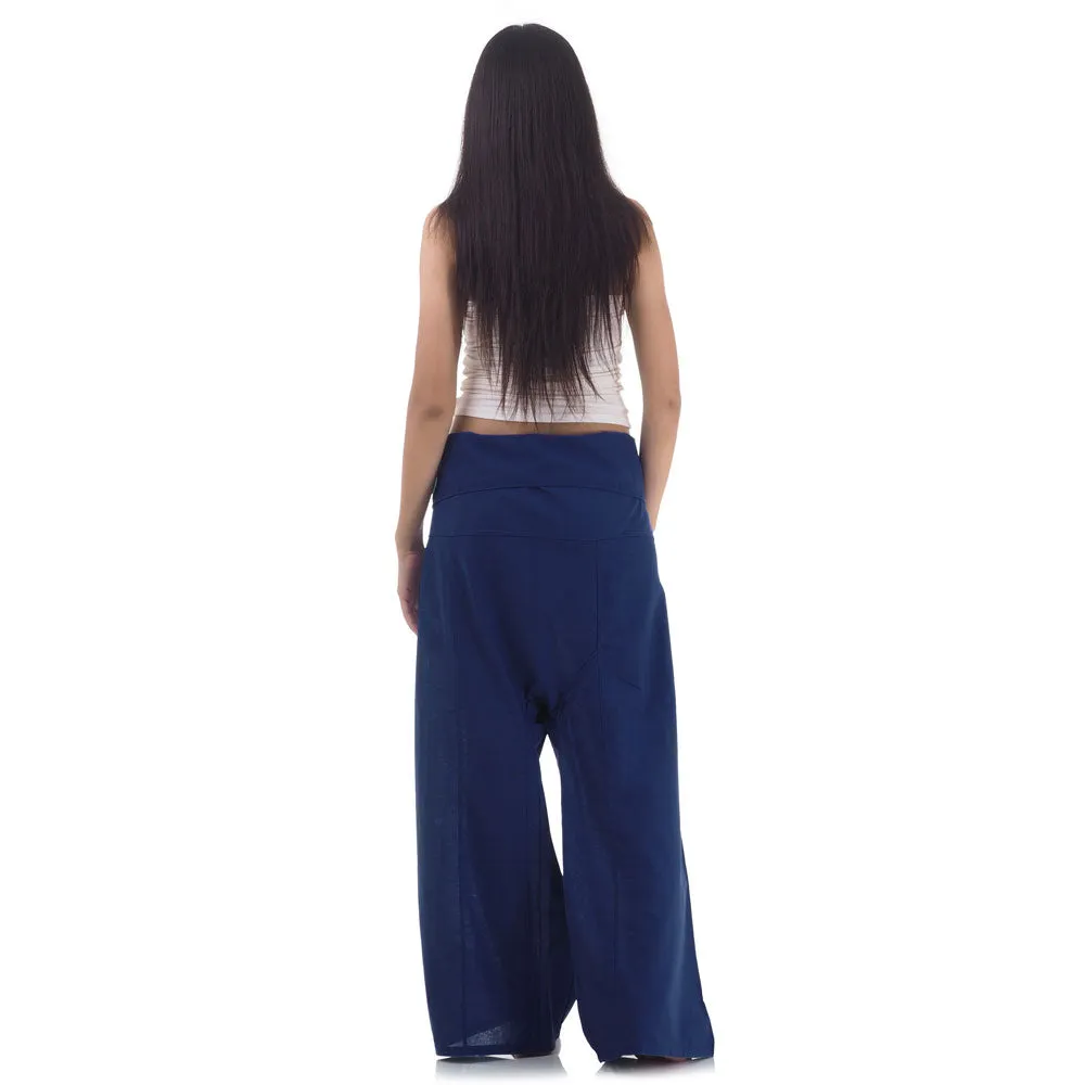 Women's Thai Fisherman Pants Moonlight Blue